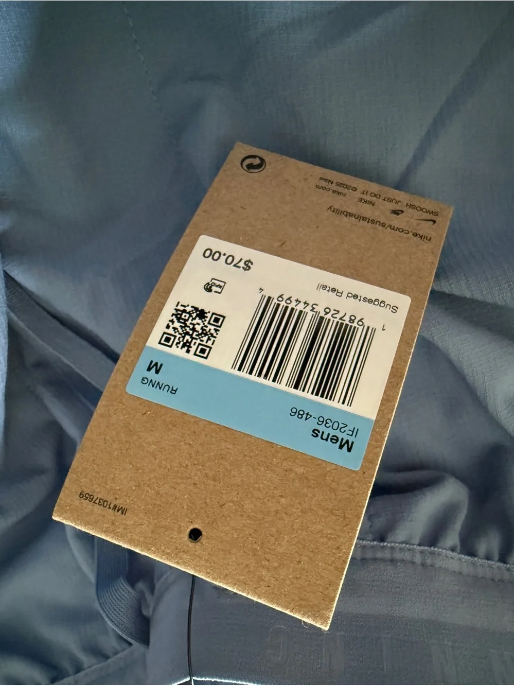 Nike Stride DriFIT 7” Brief Lined 2-in-1 Running Shorts Work Blue IF2036-486